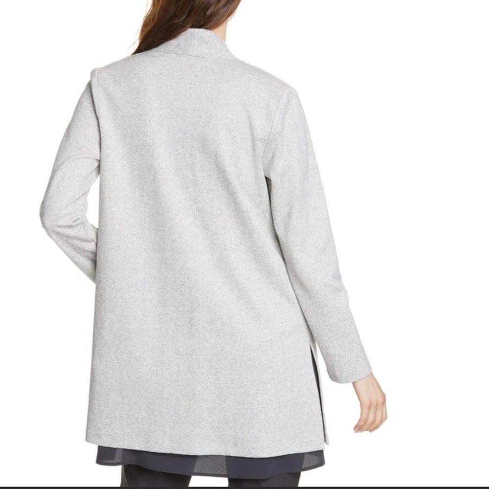 Eileen Fisher Organic Cotton Herringbone Jacket XL - Picture 12 of 12
